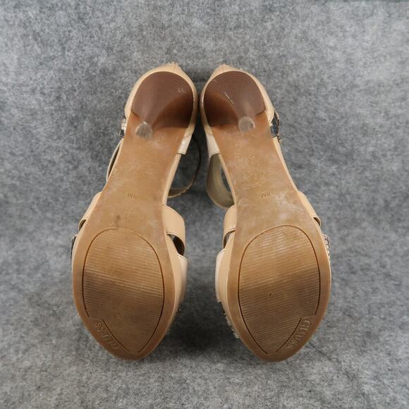Guess Shoes Womens 8 Platform Heels Sandals Pumps Stiletto Fashion Buckle Strap - Picture 11 of 14